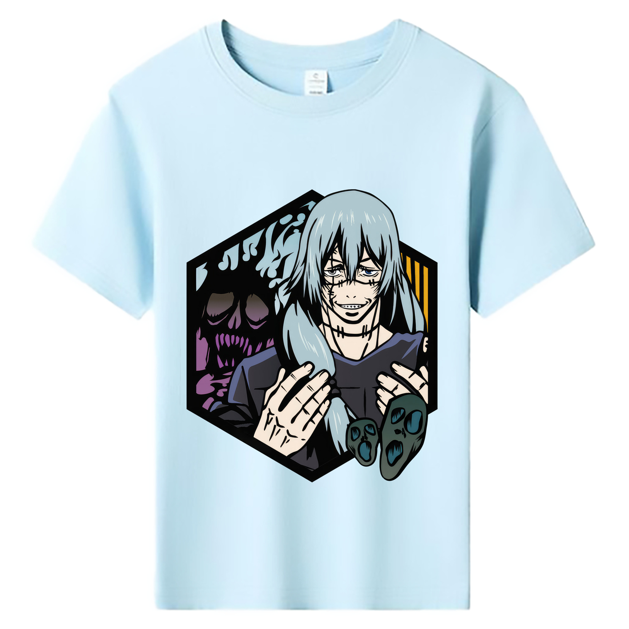 （画像用） 呪術廻戦 Jujutsu Kaisen 綿100％キッズTシャツ（フロントプリント）
